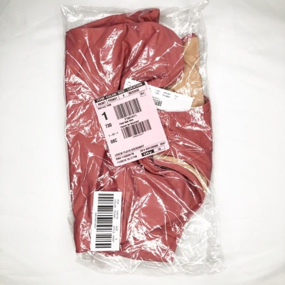 J Crew Swimsuit One Piece Ruched Pink Small (E09) - Picture 5 of 5